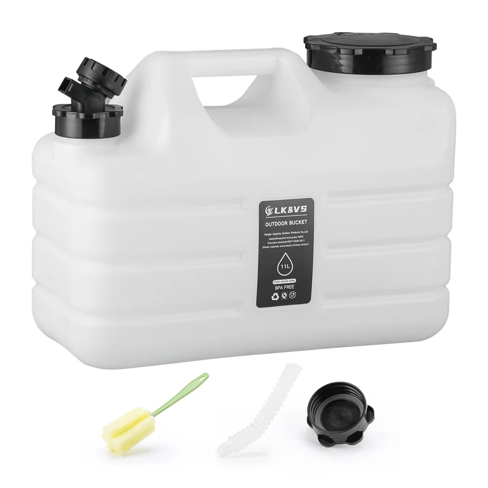 12/11L Emergency Water Can Water Storage Container Portable Large Capacity Outdoor Hiking Accessories Camping Tourism