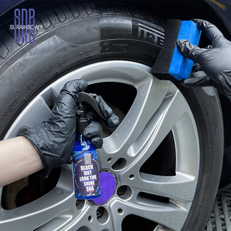 Wet Look Tire Shine ExoForma Wet Tire Dressing - High-Shine Formula For Car  Tires, New Bottle Best Auto Detailing Tire Dressing