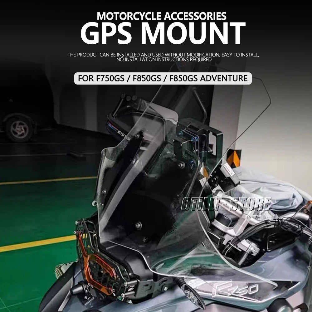 New F750GS F850GS ADVENTURE ADV Stand Holder Phone Mobile Phone GPS Plate Bracket For BMW F 750 GS F 750GS F850 GS 2018 - 2022
