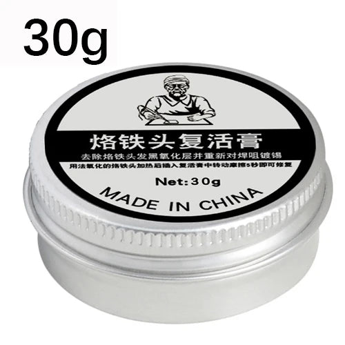 6-30g Soldering Iron Tip Cleaning Paste Soldering Iron Tip Tinner Activator Tip Cleaner Remover BGA Refresher Repair Tools