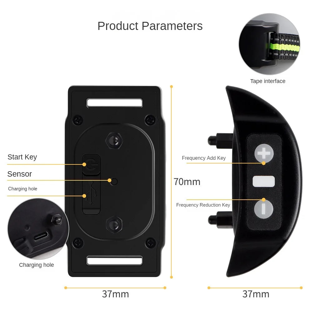 Electric Dog Training Collar Waterproof Dog Bark Collar Pet Usb Rechargeable Vibration Anti Barking Device Bark Deterrents