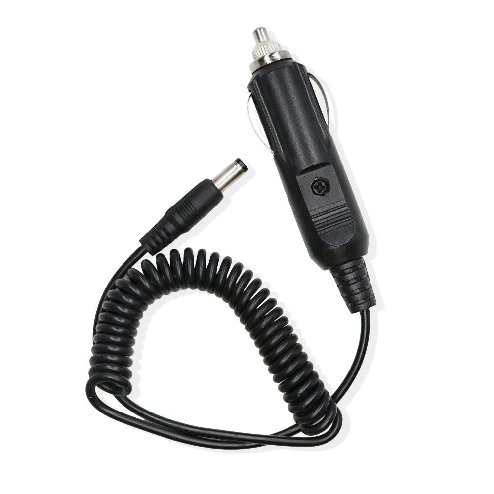 12V DC Power Car Charger for Walkie Talkie UV-5R UV9R UV-82 UV-9R Plus UV5RE 5RA Baofeng Accessories Radio Charge Base Cord