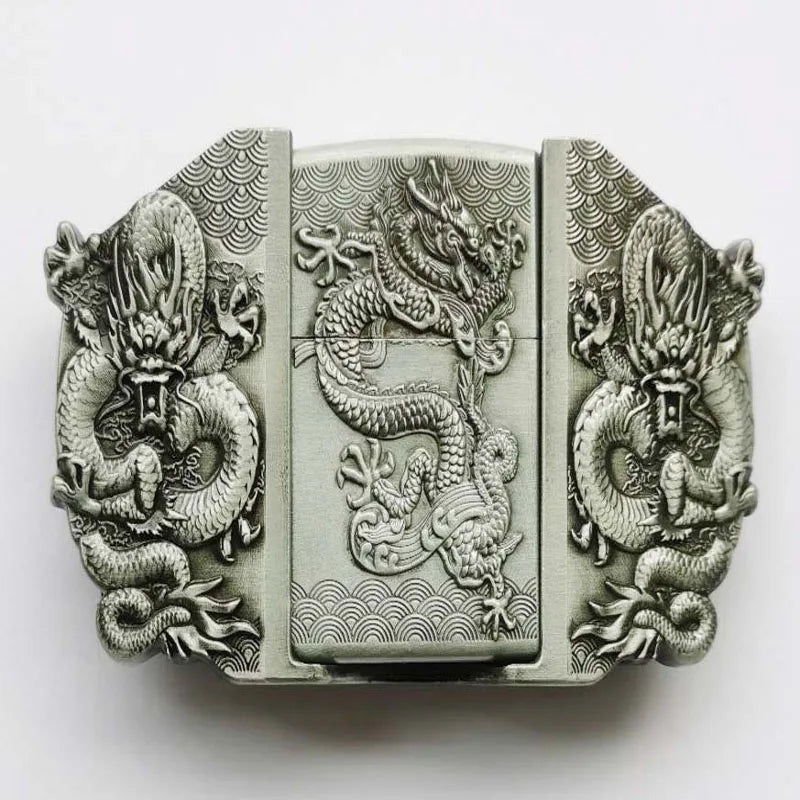 Poker PlayCard series Kerosene Lighter belt buckle, popular in Europe and America