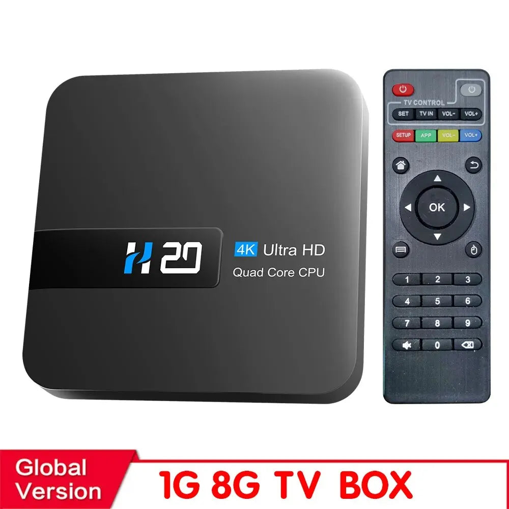 HONGTOP H20 New Smart TV Box Android 10.0 2GB 16GB 4K 3D HD H.265 Media Player Android TV Box Very Fast 1080P Set Top Box