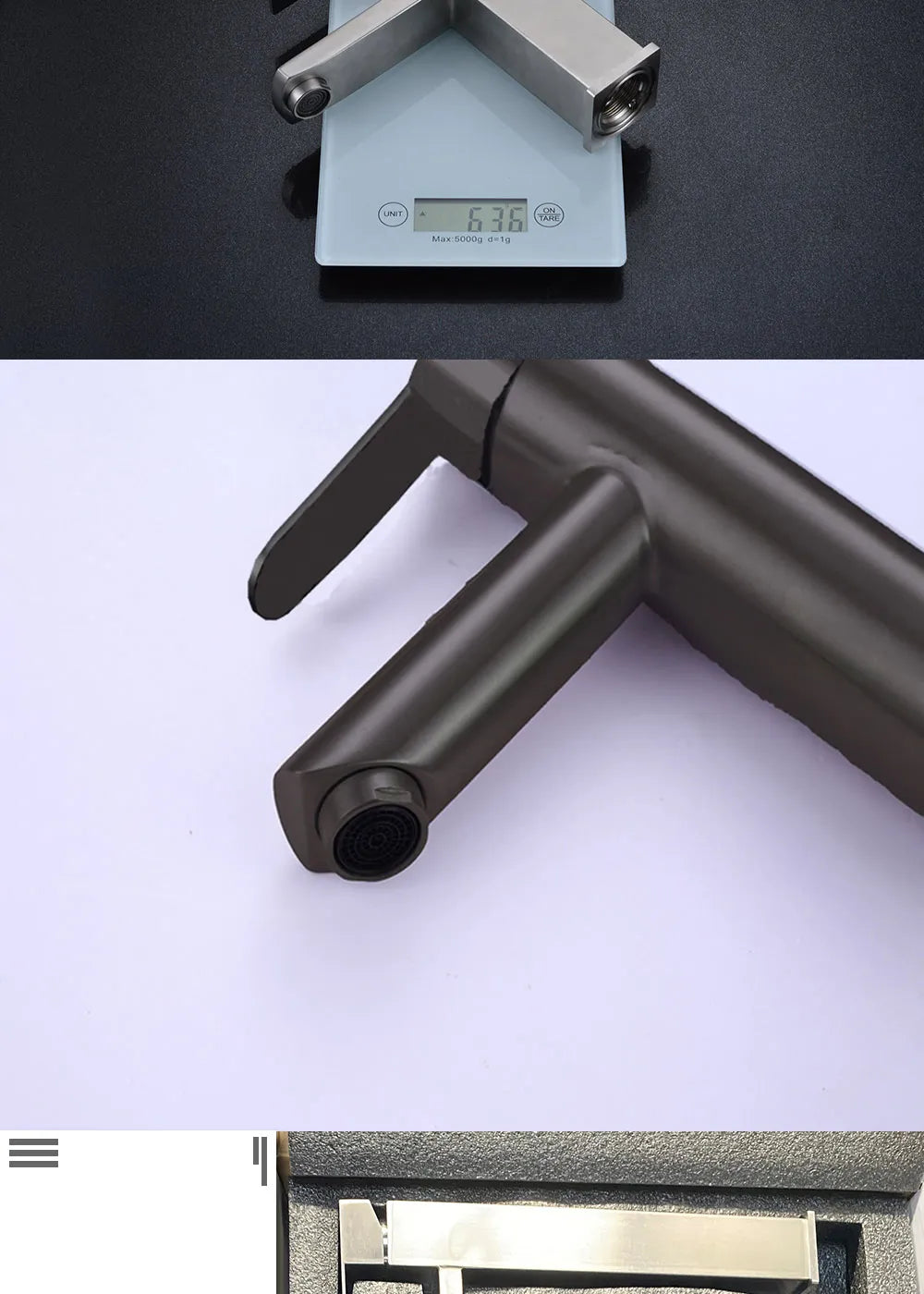 Basin Sink Bathroom Faucet Deck Mounted Hot Cold Water Basin Mixer Taps Matte Black Lavatory Sink Tap Crane