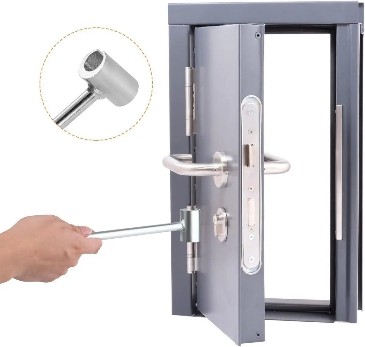 Double Head Door Hinge Repair Spanner Adjusting Door Hinge Gap Wrench Hinges Repair Wrenches Hand Tools Spanners for Round Bolt