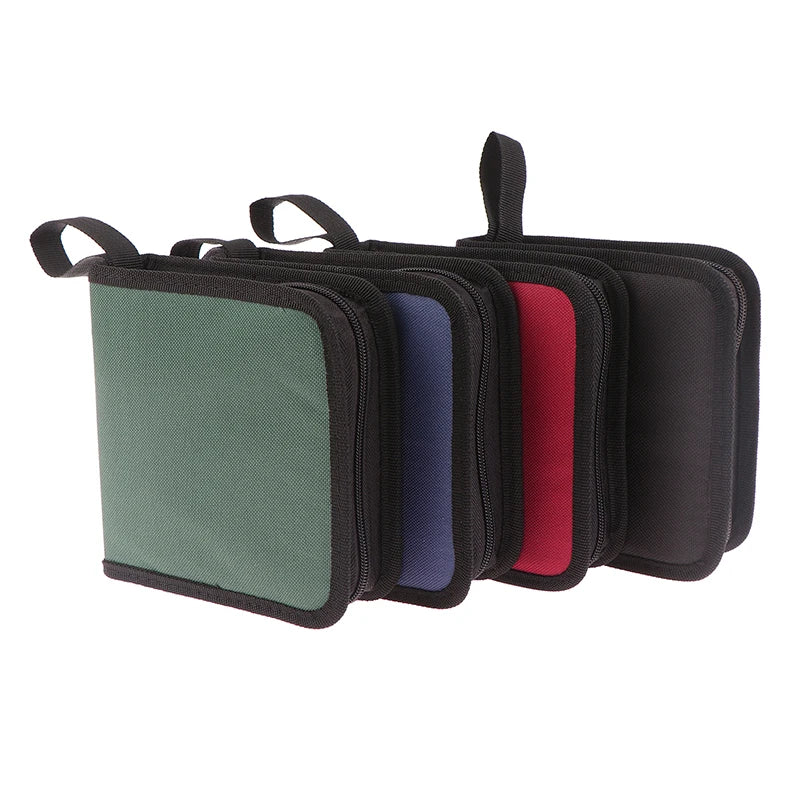 1Pc 40Tablets CD DVD Discs Oxford Handbags Storage Case CD/DVD Case CD Case Storage DVD Organizer Case DVD Booklet Holder
