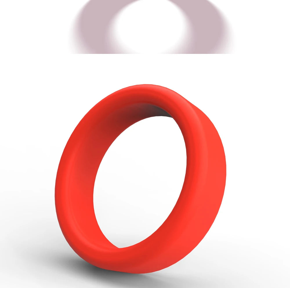Cock Ring Durable Silicone Penis Rings Men's Delayed Ejaculation Rubber Rings Sex Toy For Men Couple Stretcher Scrotum Ring