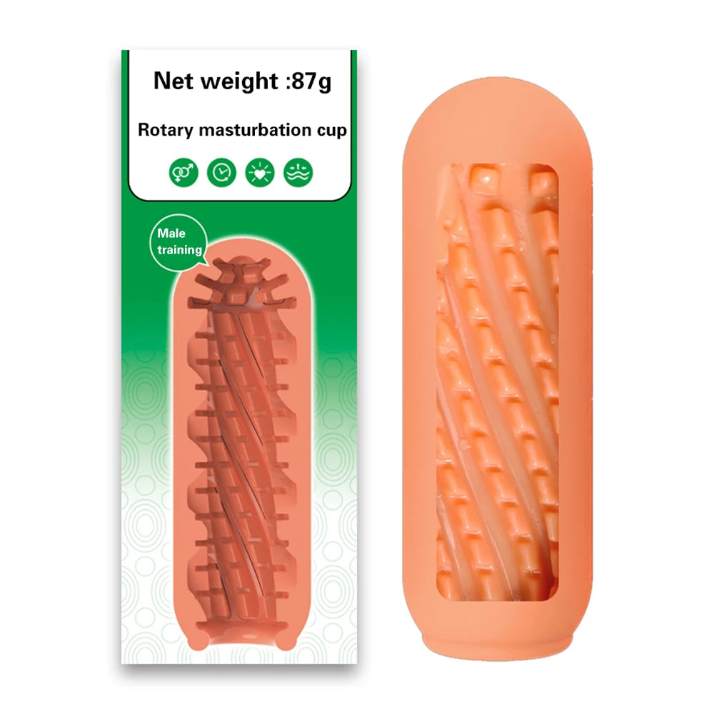 Male Masturbator Cup Sex Toy for Men Soft TPE Cock Training Sex Shop Glans Trainer Penis Sleeve Delay Exercise Adult Products