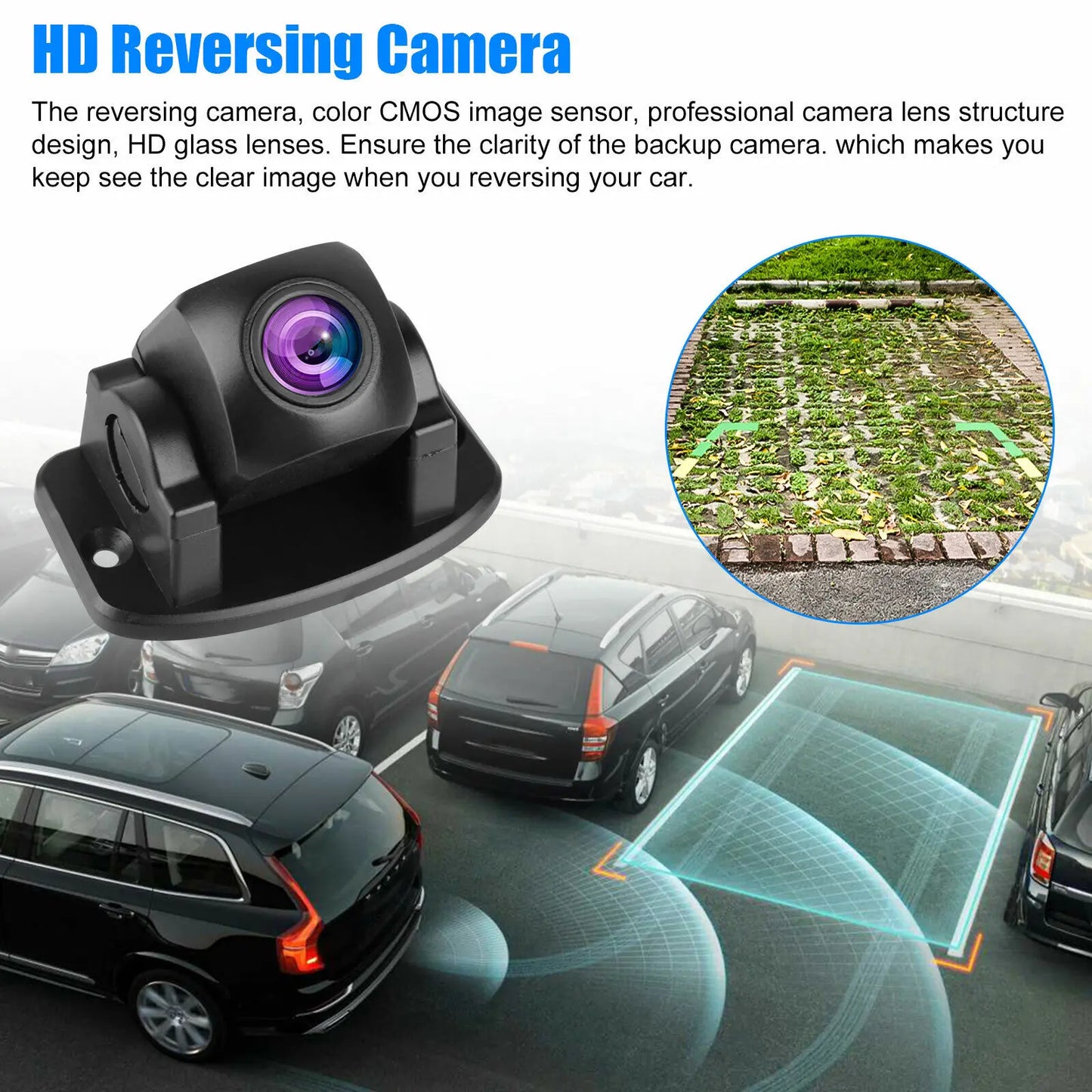 170° CMOS Car Rear View Backup Camera Reverse HD Night Vision Waterproof Cam Kit camera for car