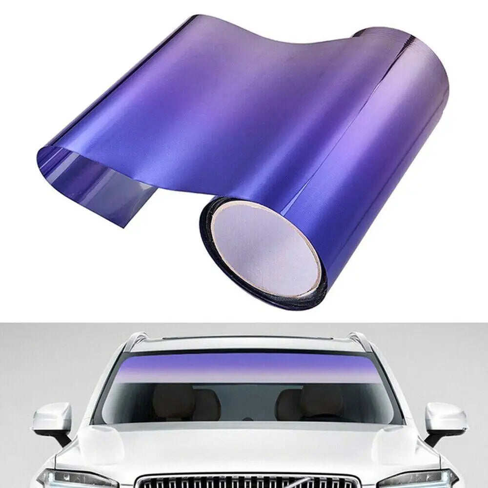 Universal Car Solar Window Tint Film Heat Insulation Color Changing Film Sun Shade Front Windshield Sunshade Protector