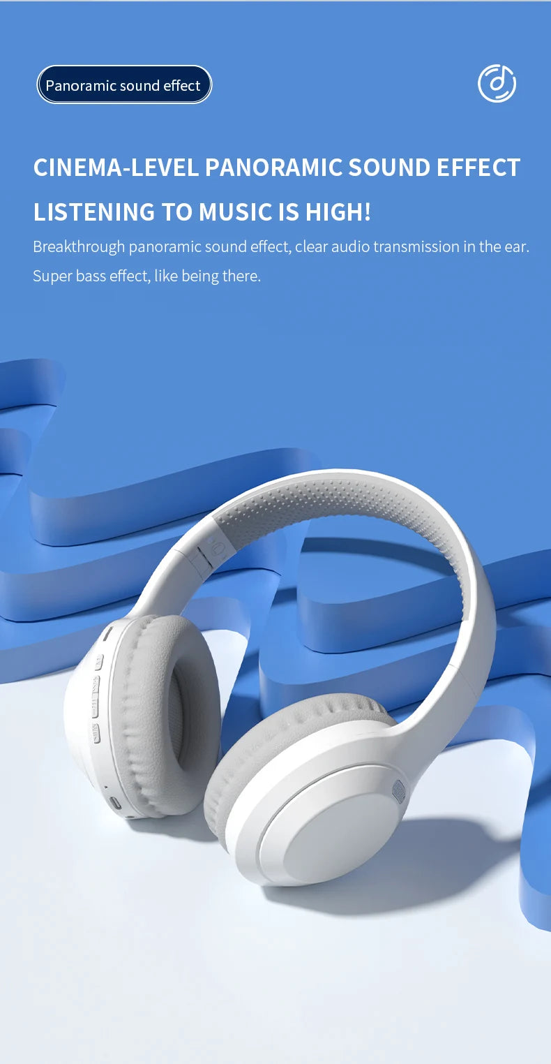 Xiaomi Wireless Headphones Bluetooth5.3 Headphone Foldable Portable 40mm Driver Game Music Over Ear 3D Stereo Headset With Mic