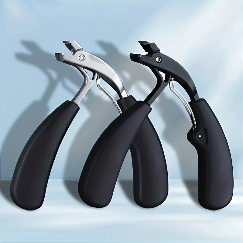 New Curved large opening nail clippers, efficient and durable toenail clippers thick and ingrown nails, durable pedicure tools