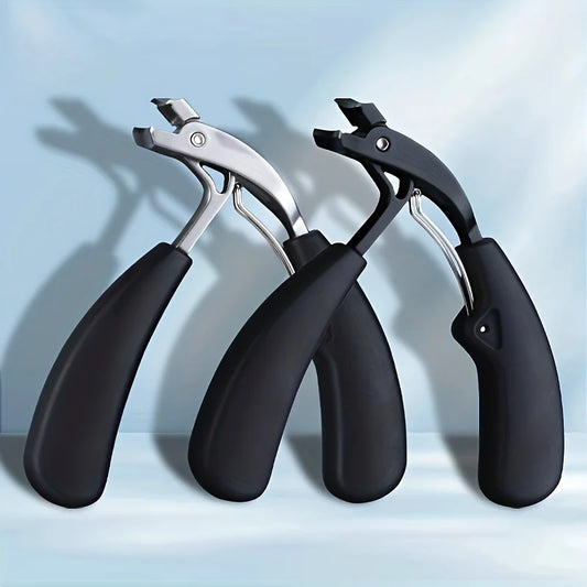 New Curved large opening nail clippers, efficient and durable toenail clippers thick and ingrown nails, durable pedicure tools