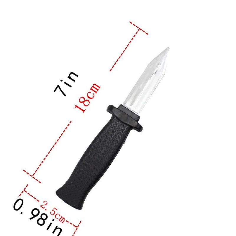 Props Toys Joke Magic Plastic Retractable Knife Joke Prank Props Knife Scary Trick Fake Dagger Funny