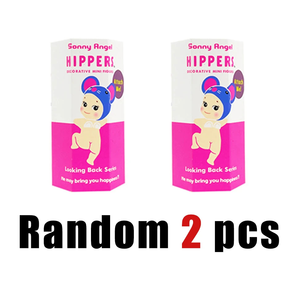 Sonny Angel In Stock Lying Down Hippers Action Figures Cute Mysterious Surprise Toy Anime Model Doll Children Christmas Gifts