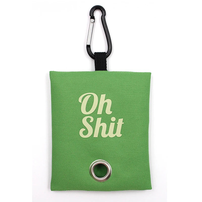 Pet Supplies Canvas Waste Bags Poop Bag Dispenser Portable Pet Poop Bag Holder Outdoor Puppy Kitten Litter Pickup Organizer