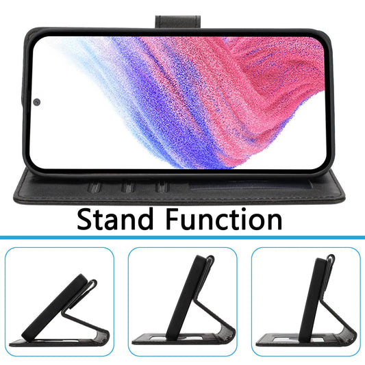 Flip Leather Case For Samsung Galaxy M62 M56 M55 M54 M53 M52 M36 M35 M34 M33 M32 M23 M15 M13 M12 M10s M10 M05 M04 Wallet Cover