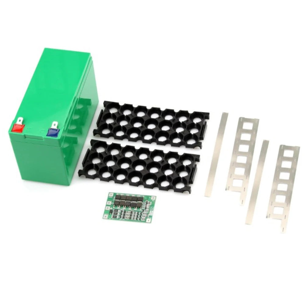 12V/7Ah Battery Case Fit 18650 Cells Empty Box 3*7 Holder 3S25A BMS Nickel Strip Storage Box For DIY Battery Packing Protector