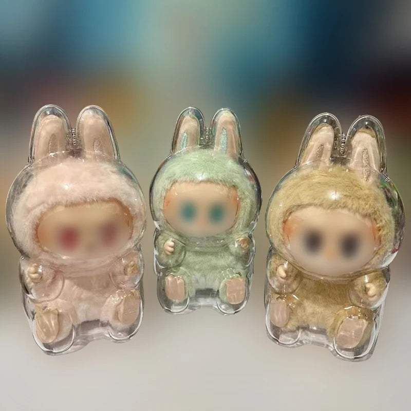 Transparent Protective Case Doll Case Doll Clothes Acrylic Protective Case Portable Doll Storage Box Chunky Doll Storage Bag
