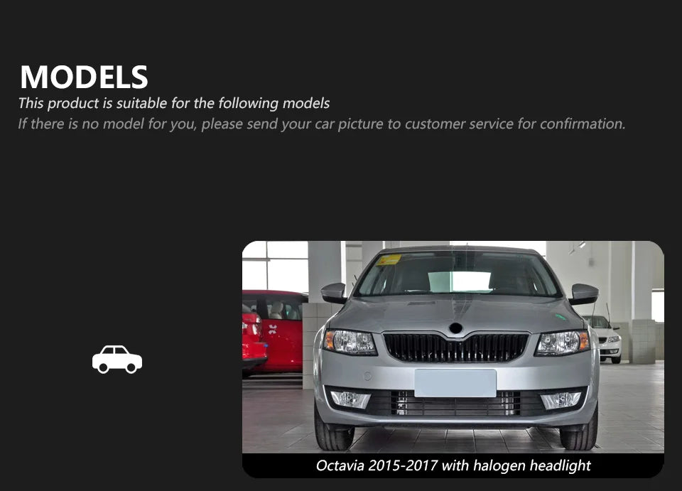 Car Styling Headlights for Skoda Octavia LED Headlight 2015-2017 LED Head Lamp DRL Signal Projector Lens Automotive Accessories