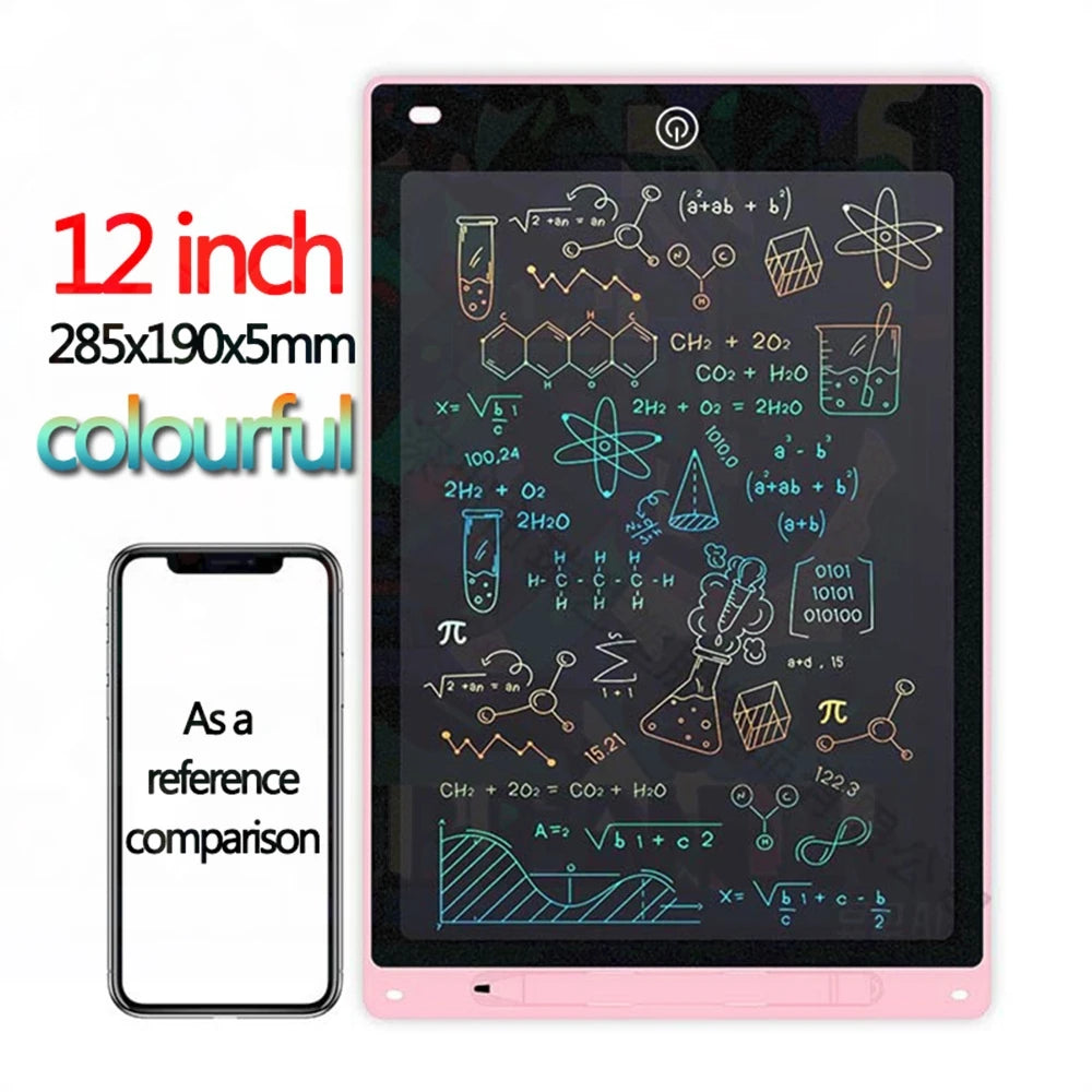 Educational LCD Writing Tablets in 8.5 - inch, 10 - inch, and 12 - inch Sizes: Boost Children's Painting Skills Painting Talents