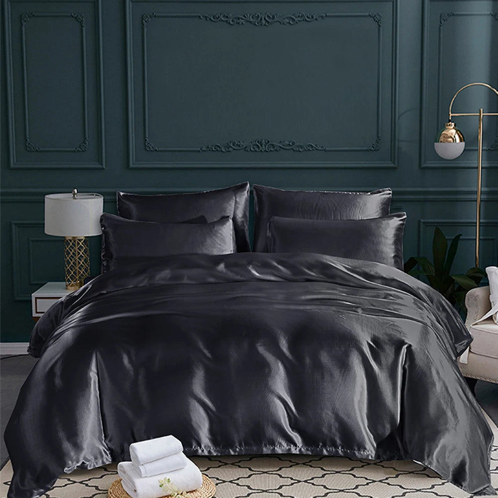 Pillowcase Silk Pillow Cover Silky Satin Beauty Pillow Case Comfortable Breathable Pillow Case Home Decor Wholesale Dropshipping