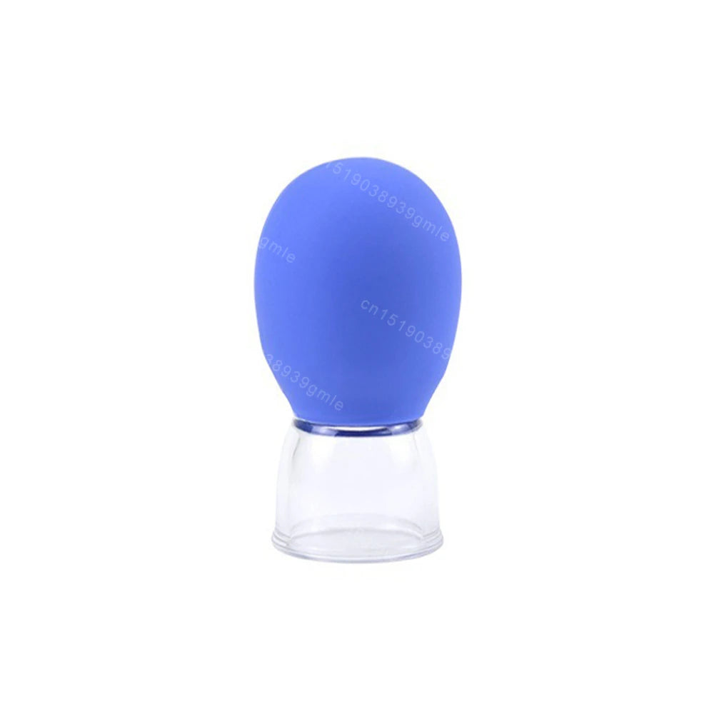 Silicone Vacuum Cupping Massage Jars Anti Cellulite Massage Facial Suction Cups Face Neck Lift Skin Scraping Guasha Anti Wrinkle