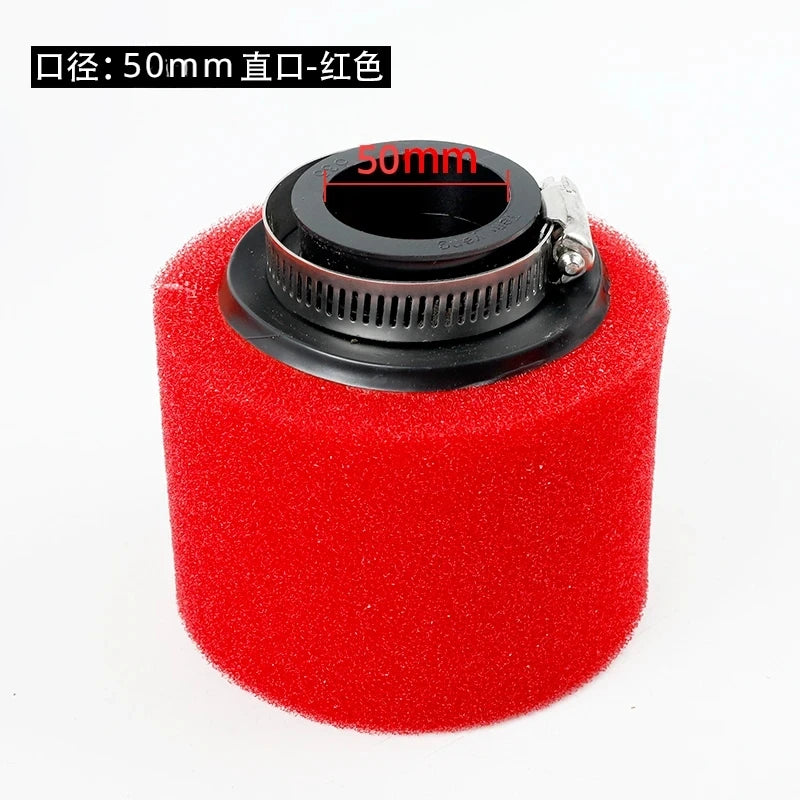 Motocross ATV Foam Air Filter Sponge Cleaner Moped 35mm 38mm 42mm 45mm 48mm 50mm 60mm Scooter Dirt Pit Bike Motorcycle Accessory