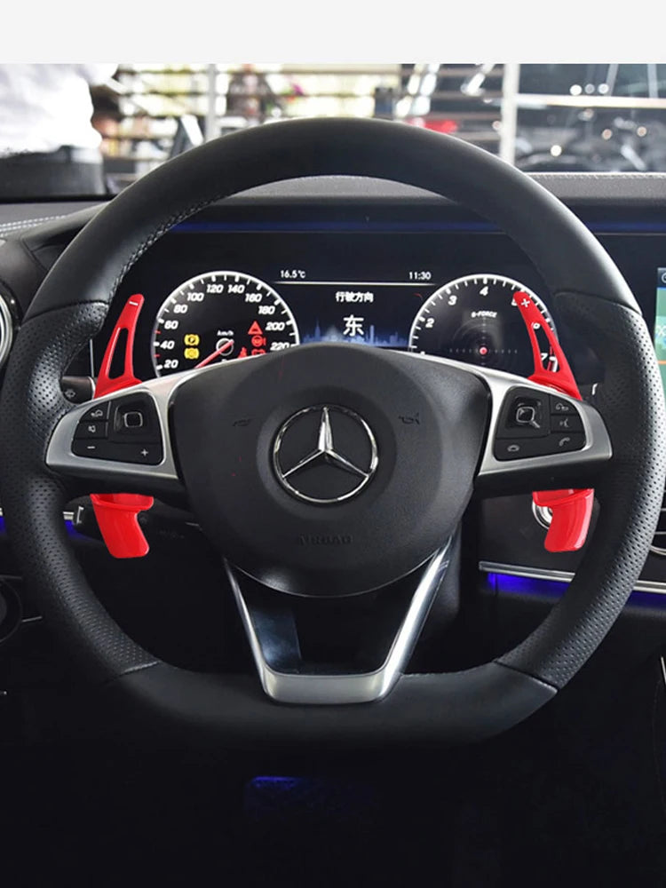 Car Steering wheel paddle shifters Shift Paddle For Mercedes-Benz A B C E Class CLA GLA CLS GLC GLE W176 W205 W246 C117 W218