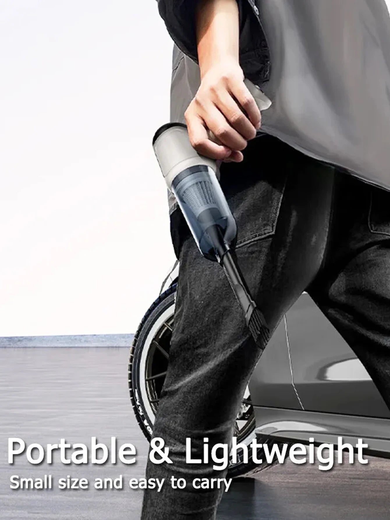 Car Vacuum Cleaner Wireless Portable Vacuum Machine 95000PA Strong Suction Handheld Mini Cleaner High Power Blower for Cars Home