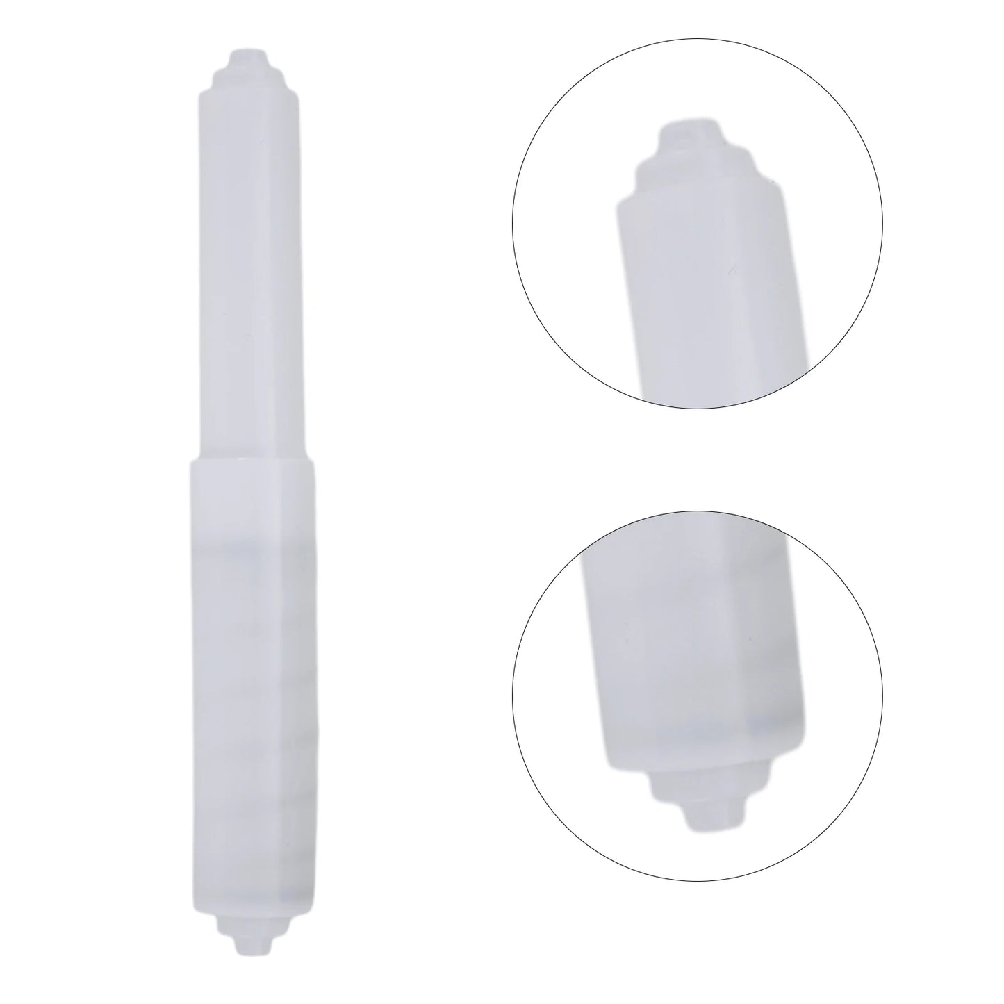 1/3PCS Replacement Toilet Roll Paper Shaft White Plastic Toilet Roll Holder Roller Spindle Insert Spring For Bathroom Accessory