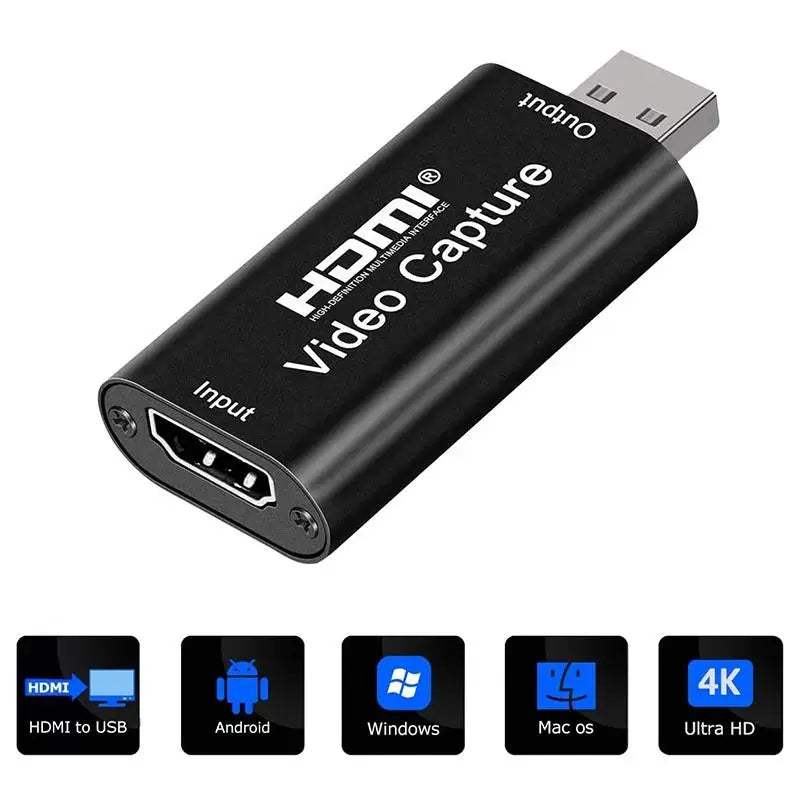 1080p HDMI USB Capture Device-0Video Recording,Seamless Streaming