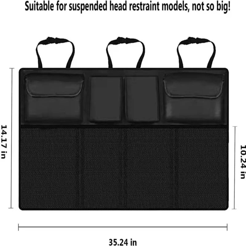 Car Organizer Auto Rear Seat Back Trunk Net Mesh Cargo Storage Bag Pocket Cover Stowing Tidying Interior Camping Accessories