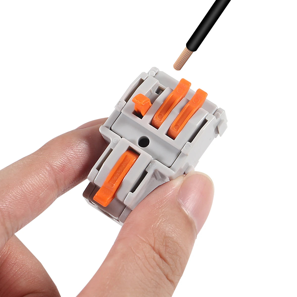 1 in Multiple out Quick Wiring Connector Universal Splitter Wiring Cable Push-in Can Combined Butt Home Terminal Block SPL 222