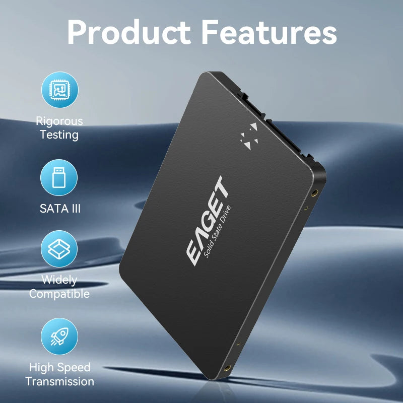 Eaget SSD 120GB SATAIII SSD 240GB 480GB 2.5 Hard Drive HD SATA Disk Internal Hard Drive High Quality Solid State Hard Drive
