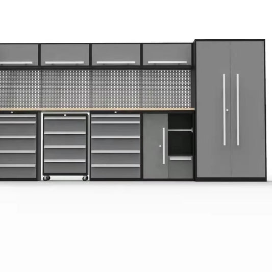 Modular Garage Cabinet Hardware Work Table For Tool Storage