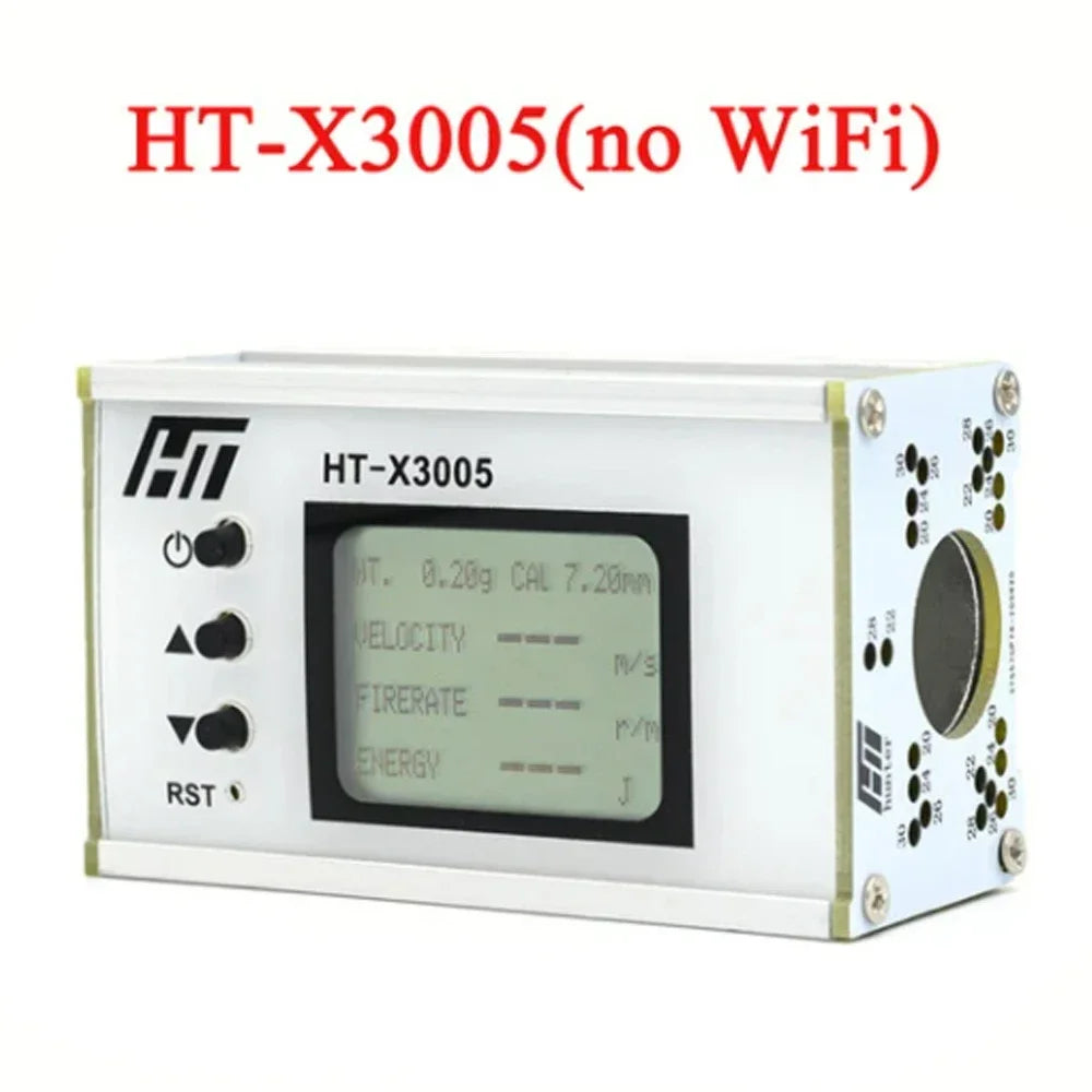 1-999m/s Speed Meter for Shooting Speed Meter Ball Velocity Energy Measurement Shooting Chronograph Bullet Speed Tester HT-X3006