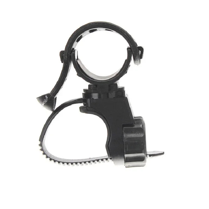 20-45mm Bicycle Flashlight Holder Mount 360° Adjustable Rubber Straps Cycle Bike Front Torch LED Headlight Clamp Clip Bracket
