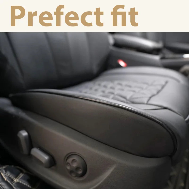 New Front Car Seat Cover PU Leather Cars Seat Cushion Automobiles Seat Protector Universal Car Chair Pad Mat Auto Accessories