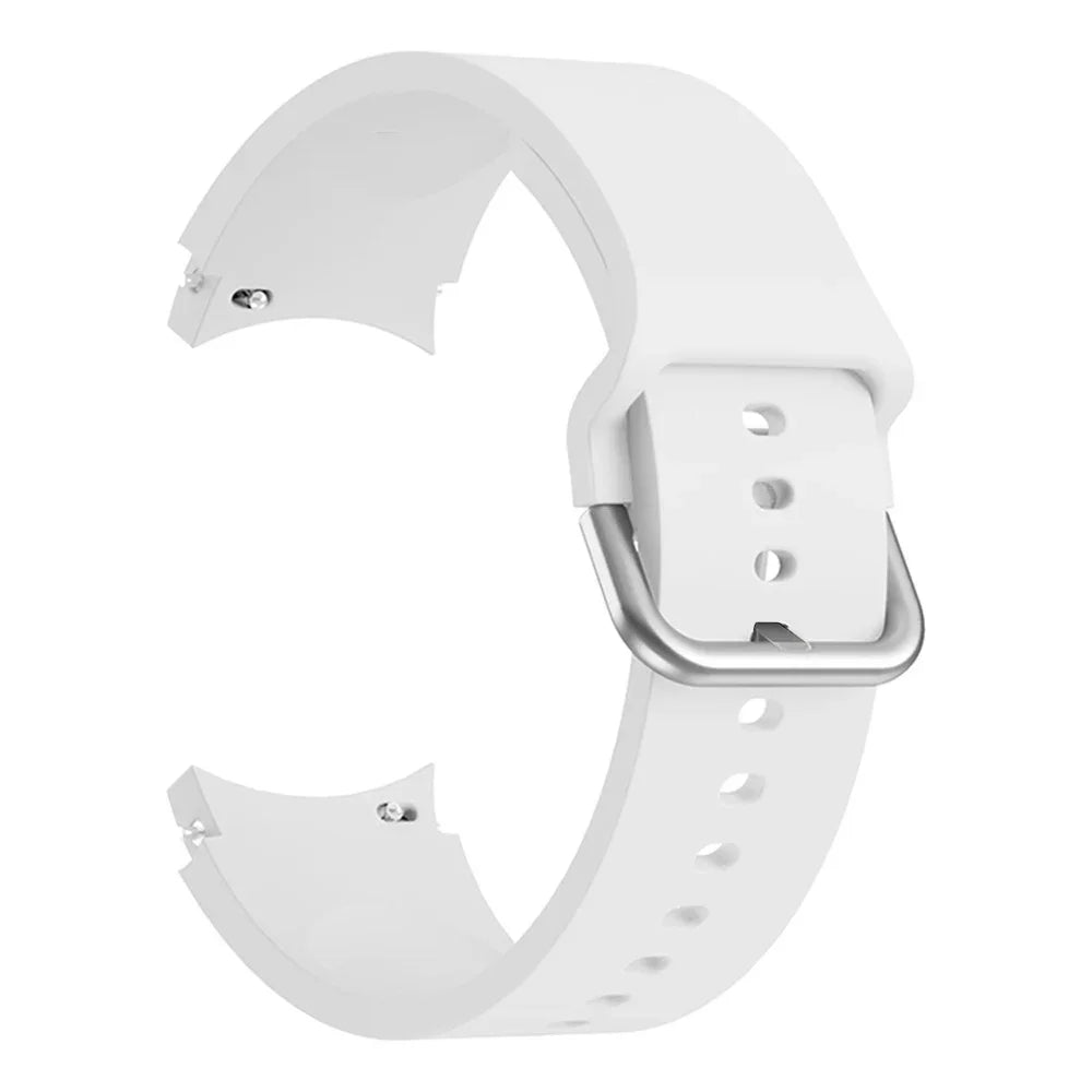 Original Silicone Band for Samsung Galaxy Watch 7 6 5 4 40mm/44mm 5Pro No Gap Bracelet Galaxy Watch 6/4 Classic 46mm 47mm Strap