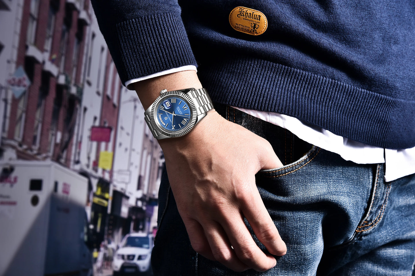 2025 New PAGANI DESIGN DD40 Luxury Rose Gold Automatic Watch For Men Mechanical Watches AR Sapphire Glass Date Wrist watch Men