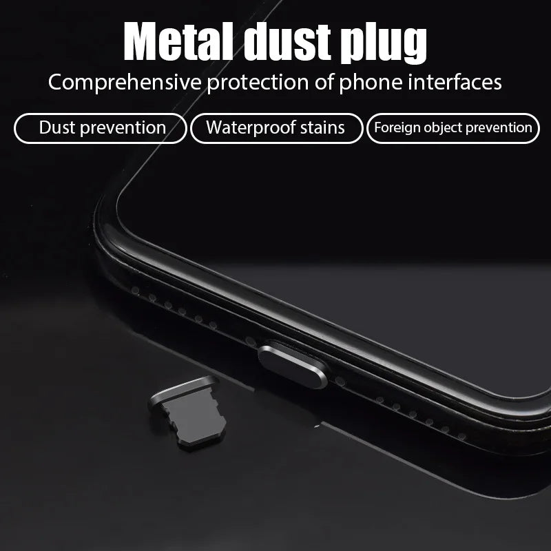 Mobile Phone Charging Port Dust Plug Removal Cleaner Kit For IPhone Samsung Xiaomi Universal Phones Dustproof Cleaning Brush