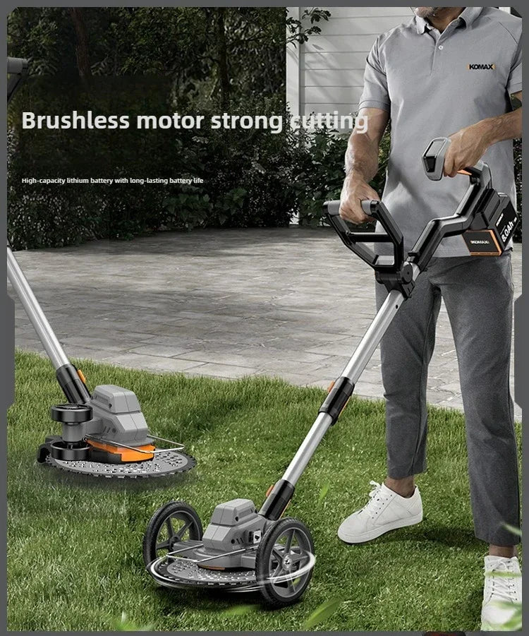 Electric lawn mower small household weeding lithium battery weeding artifact