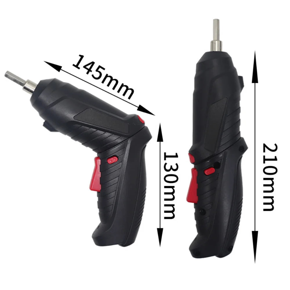 Portable Electric Screwdriver Cordless 47 in 1 Rotated 90 Degrees Rechargeable Screwdriver with LED for Home Office DIY Tools