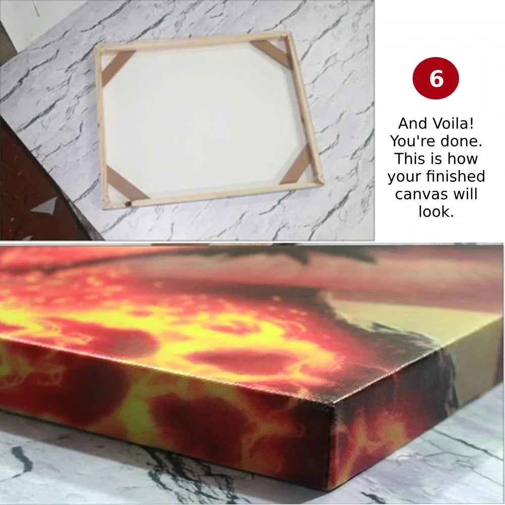 Drop Shipping DIY Wooden Framework DIY Canvas Paintings Frame Natural Wood Photo Frame Poster Frame Home Decor Picture Frames