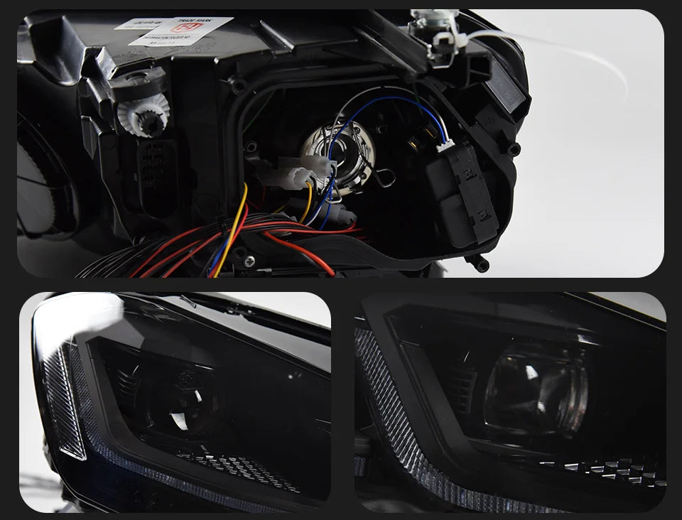 Auto Parts For VW Golf 7 MK7 GTI Headlights 2013-2017 Upgrade golf 7.5 styling LED DRL Dual Projector Car Accesorios Modified