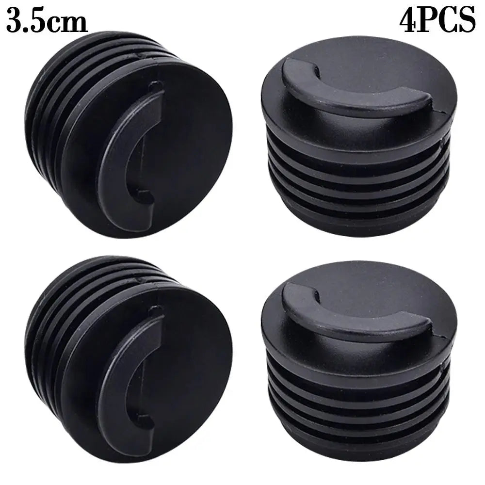 4pcs Marine Boat Rubber Kayak Rafting Parts Bung Rubber Scupper Stopper Scupper Holes Plugs Drain Holes Plugs