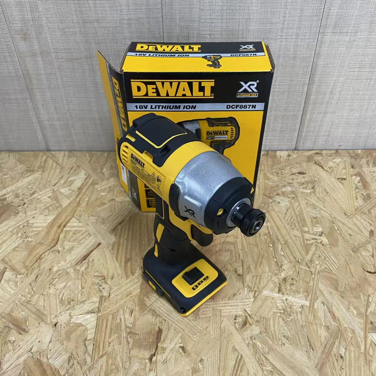 Original DEWALT 18V DCF887 electric screwdriver 20V brushless impact screwdriver 205Nm only for the body