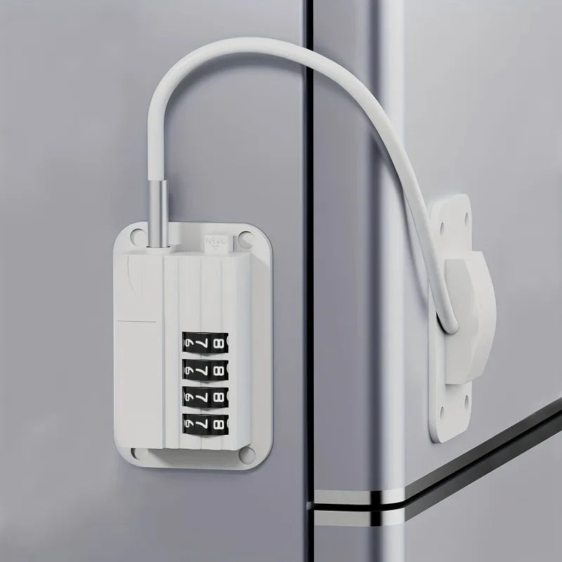 Refrigerator Fridge Freezer Door Lock With Password Proof Refrigerator Door Lock For Kitchen Refrigerator Cabinets And Drawers